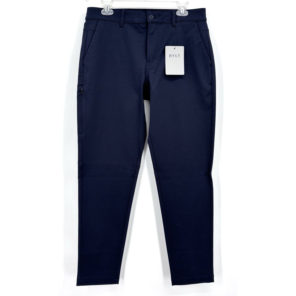 BYLT Everyday Pant 2.0 Men's Size 33 Navy Slim Fit Stretch Performance NWT